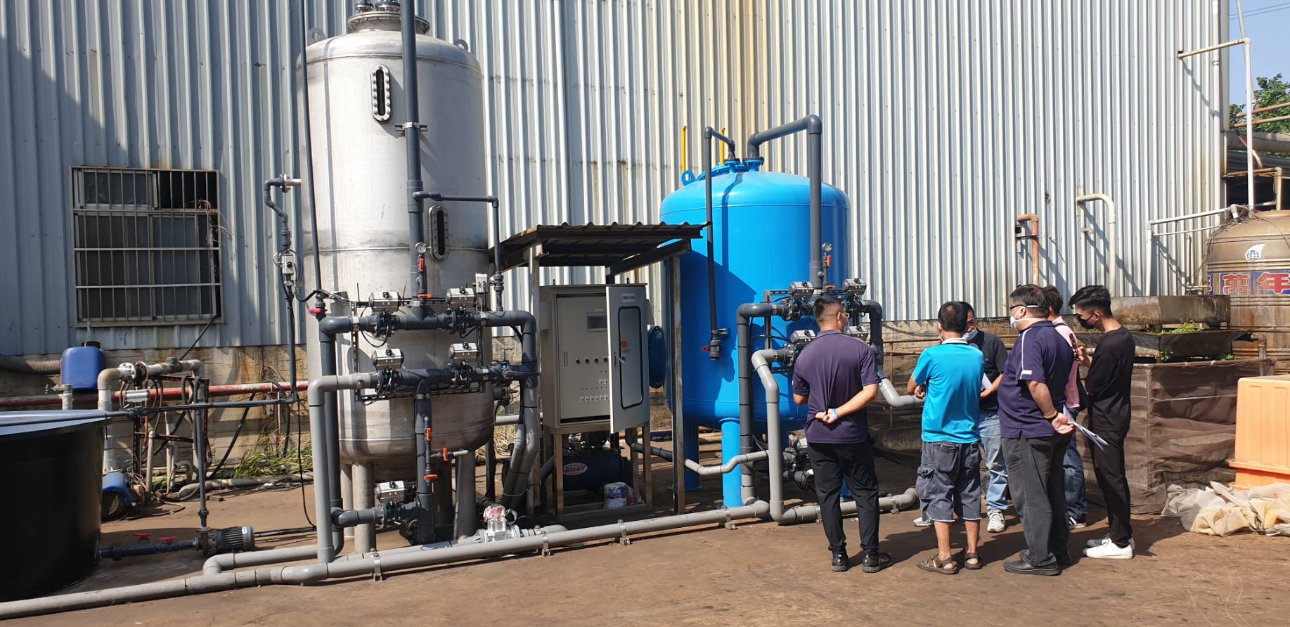 세탁 연수기 시스템